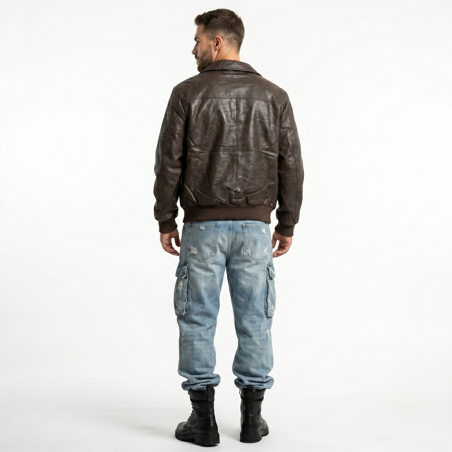 Chaqueta Ecocuero Premiun Hombre Liam image number 2.0
