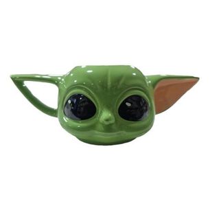 Taz&oacute;n Taza Ceramica 3d Baby Yoda Mandalorian