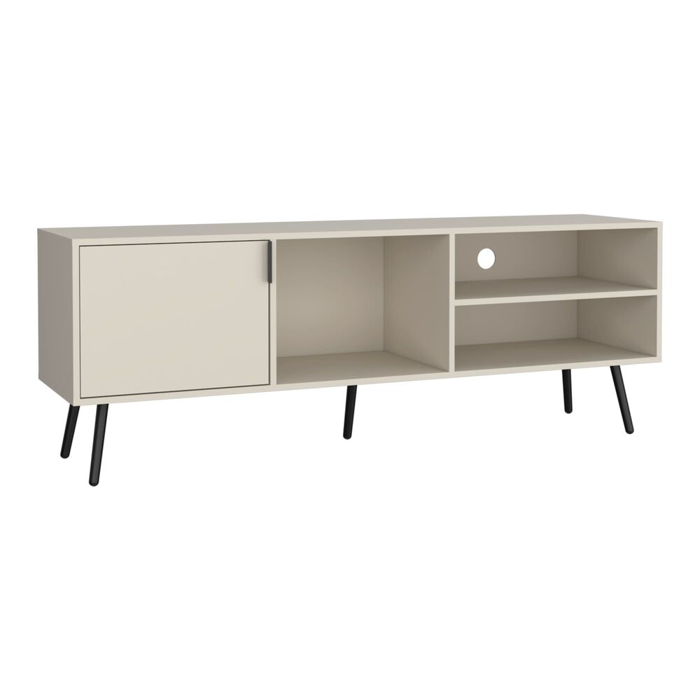 Rack Tv 65" Con 1 Puerta Abatible 58x160x40 Cm image number 0.0