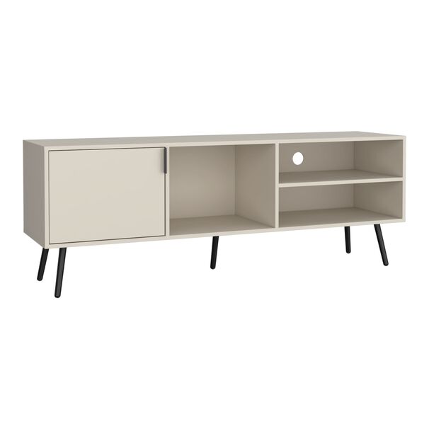 Rack Tv 65" Con 1 Puerta Abatible 58x160x40 Cm
