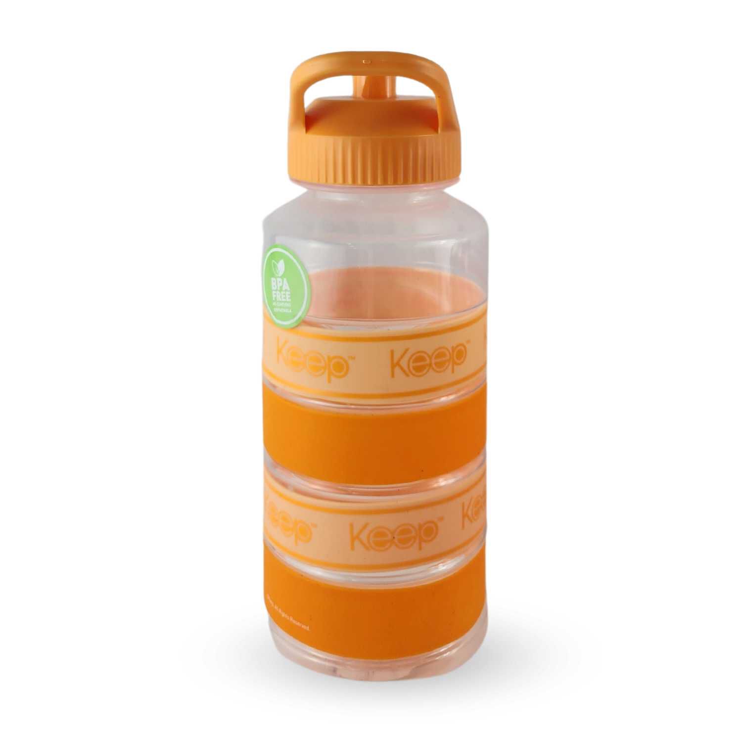 Botella Keep Agua Big Bands Deportista Outdoor 1l Naranja image number 2.0