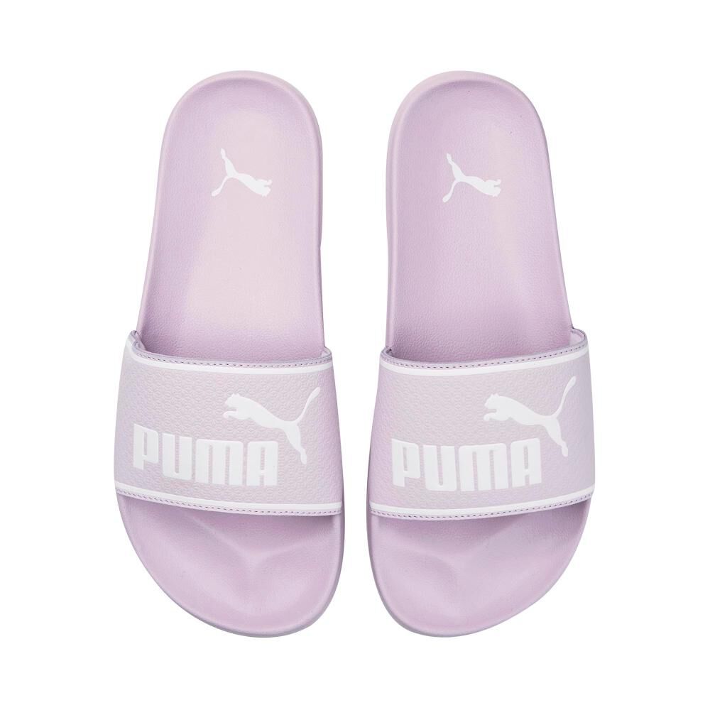Sandalia Unisex Puma Leadcat Morado image number 4.0