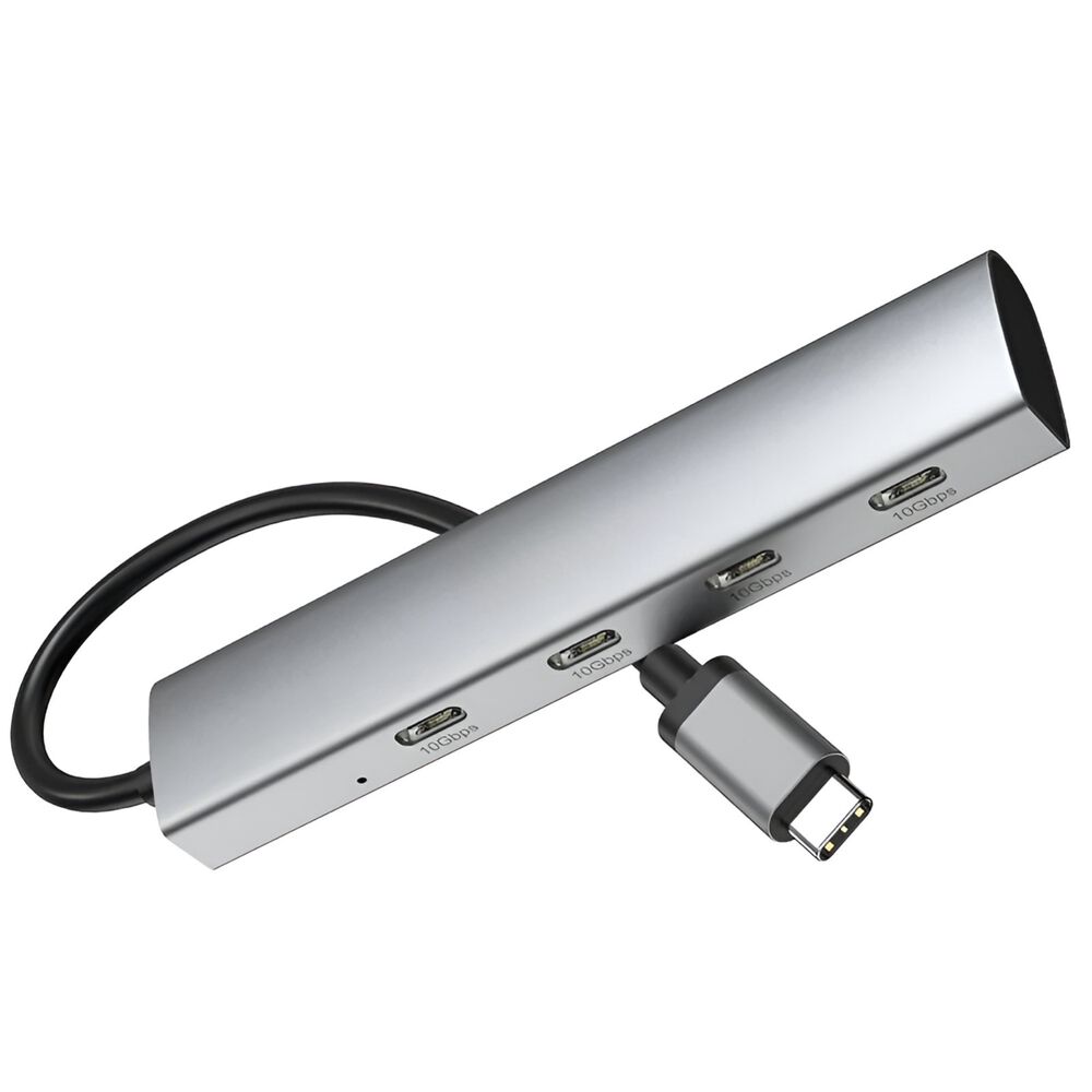Hub Usb-c 3.2 Aluminium 4 Puertos C Tecmaster Tm-100554 image number 6.0