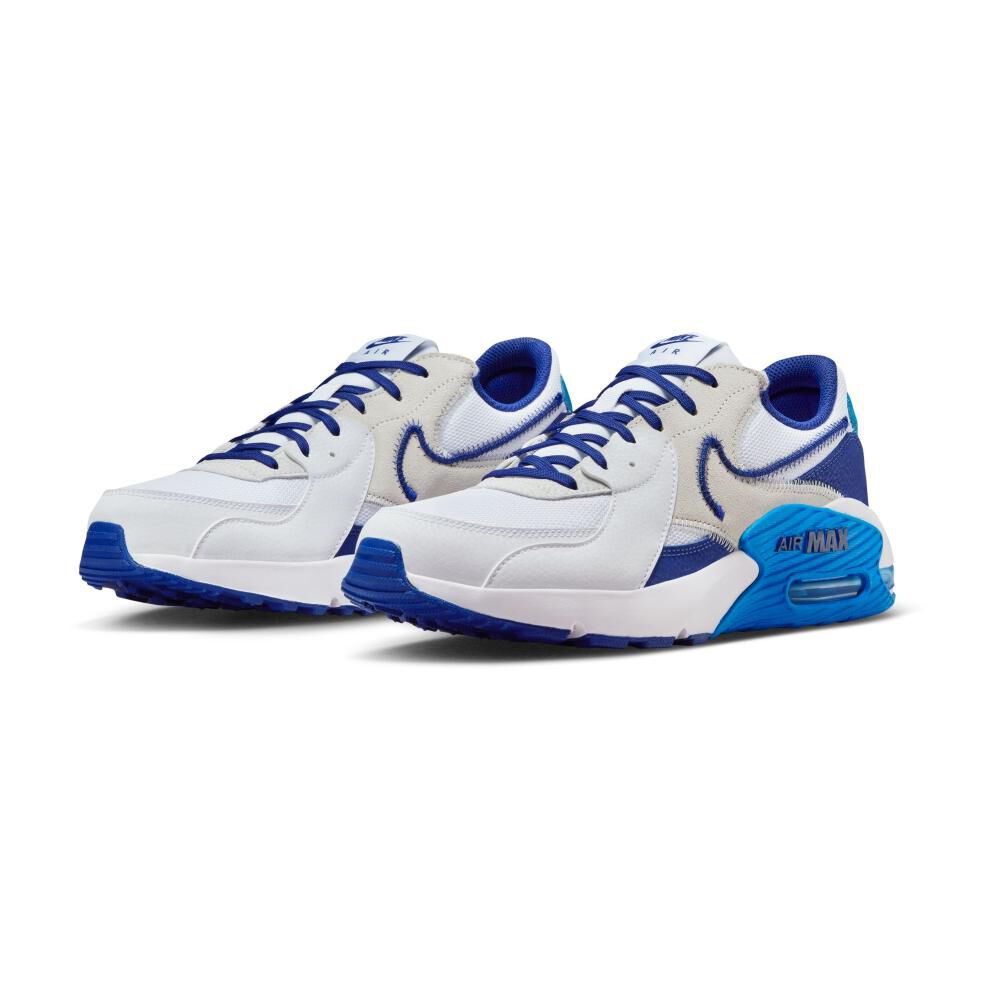 Zapatilla Urbana Hombre Nike Air Max Excee Blanco/azul image number 2.0