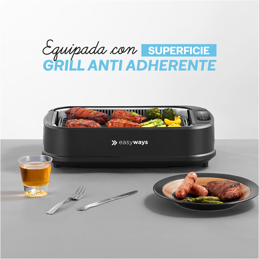 Parrilla Eléctrica Smokeless Grill Master Easyways image number 7.0