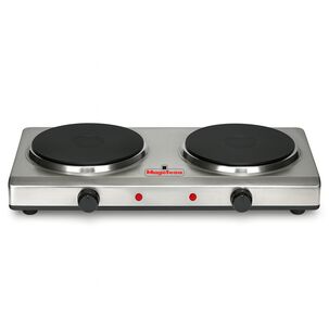Cocina Encimera Eléctrica Magefesa Mgf8022 Dinamic Inox Dual
