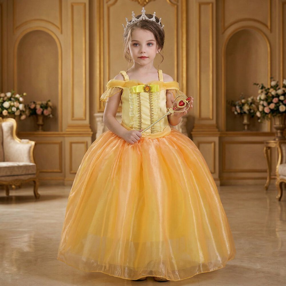 Disfraz Princesas Bella Ni&ntilde;a Disney La Bella Y La Bestia image number 0.0