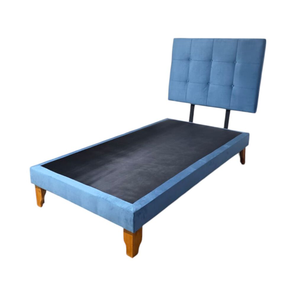 Cama De Plaza Y Media Felpa Azul Jeans image number 2.0