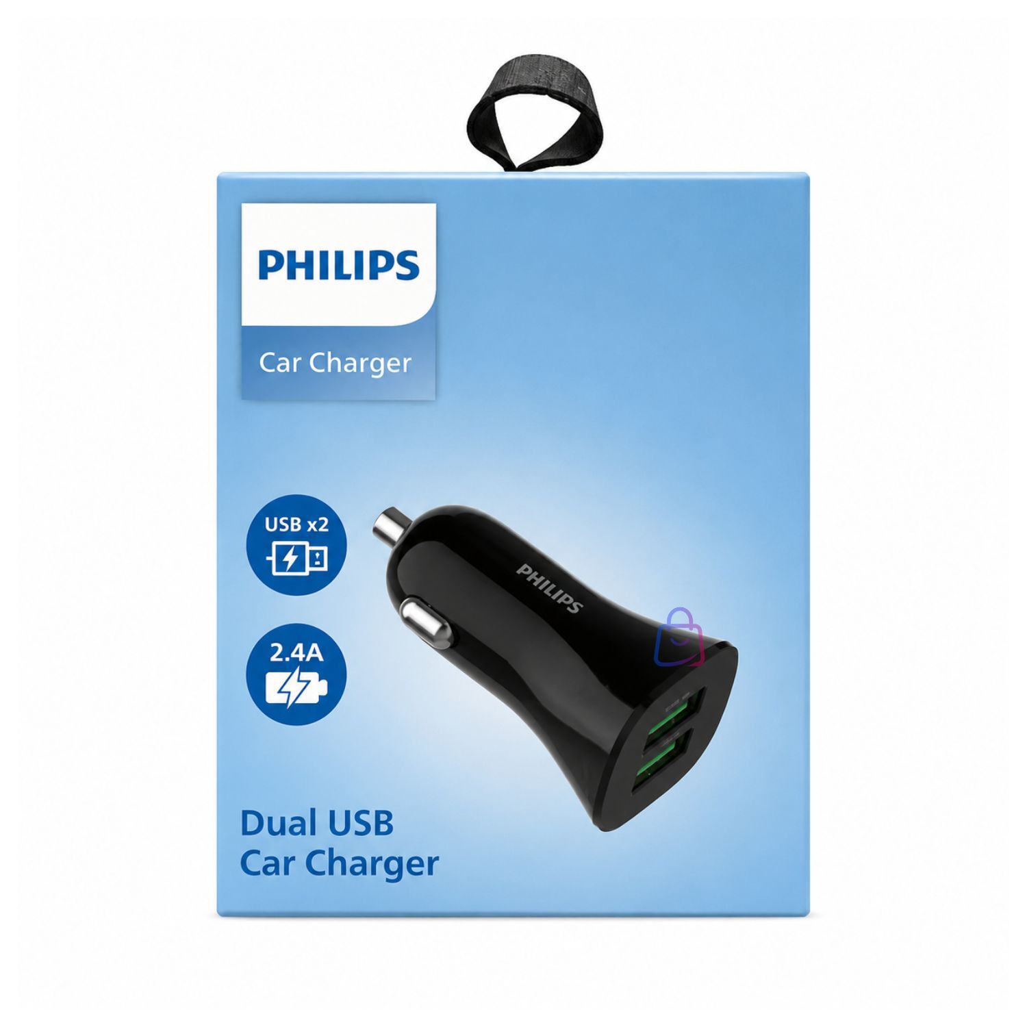 Cargador Auto Philips 12v 12w Dual Usb - Ps image number 3.0