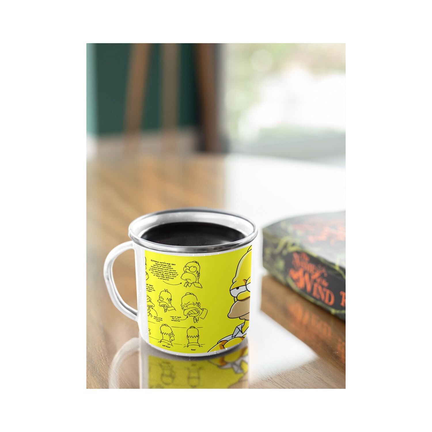 Taza Enlozada Lechera Homero Simpson Los Simpson image number 3.0