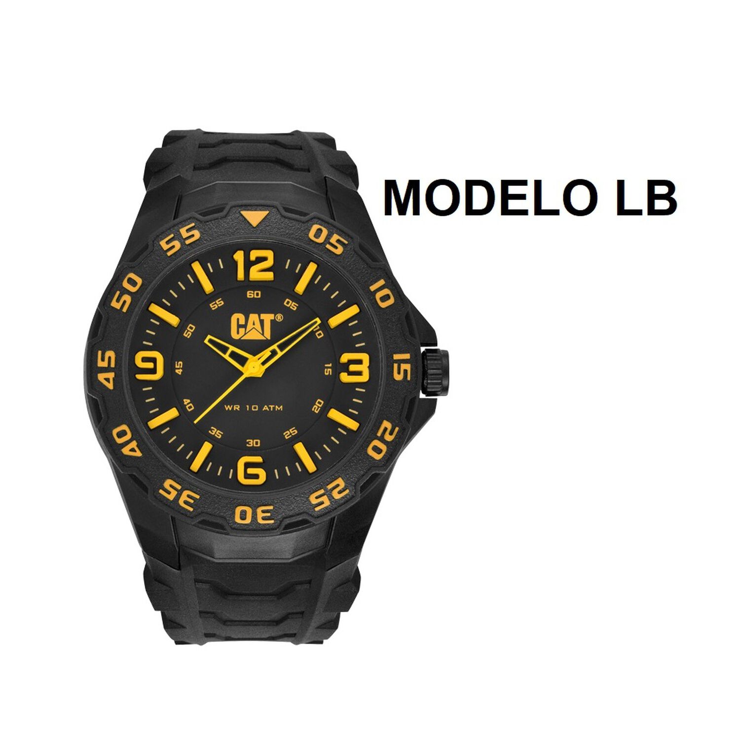 Correa Pulsera Cat Hombre Lb-21 Negro image number 2.0
