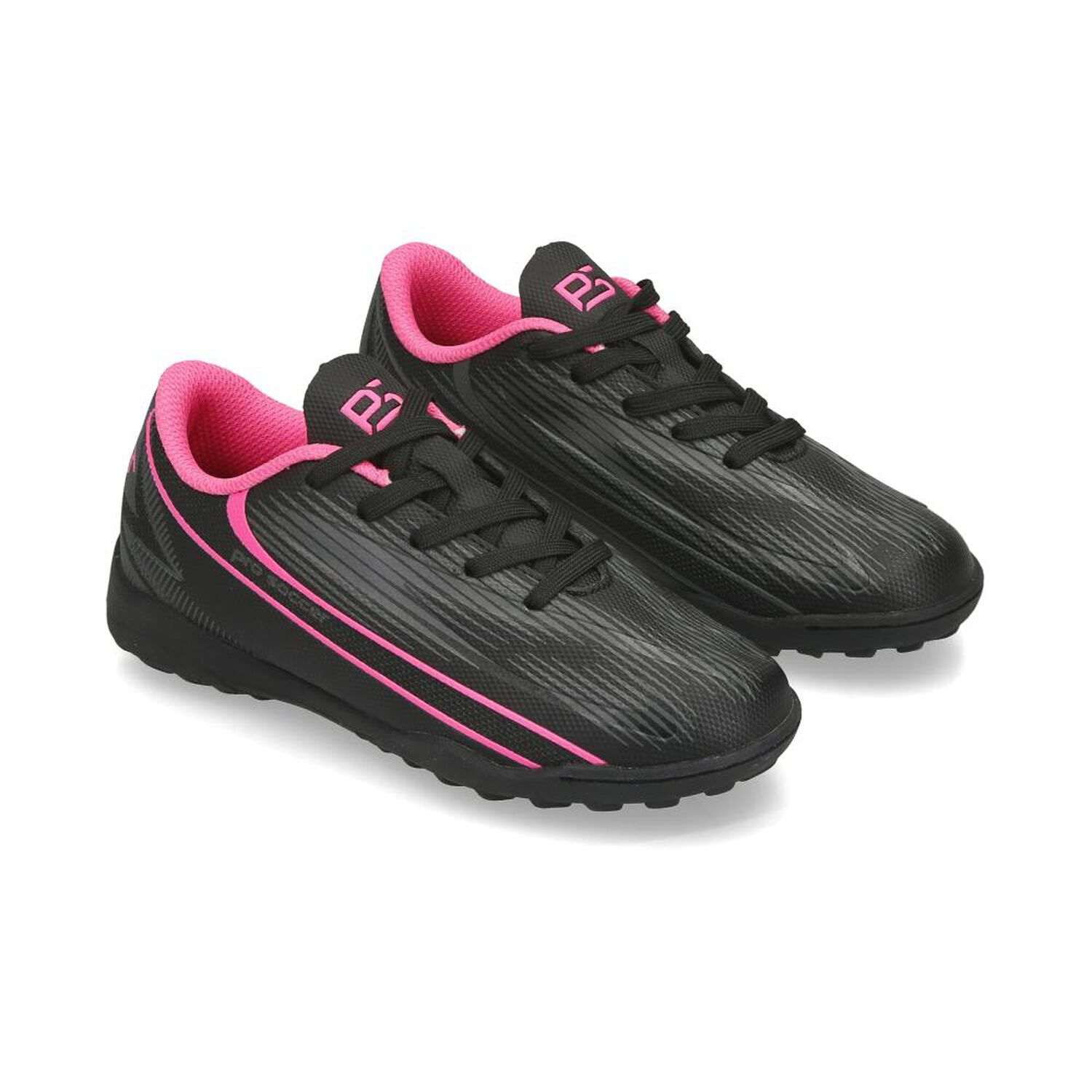 Zapatilla F&uacute;tbol Ni&ntilde;a Pro Soccer Black image number 1.0