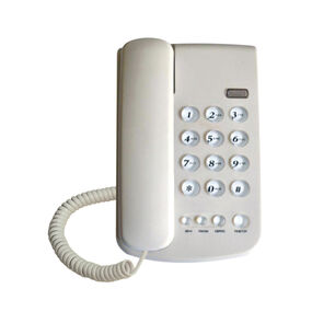Tel&eacute;fono Fijo Con Notificaci&oacute;n Llamada Luminoso Blanco - Ps