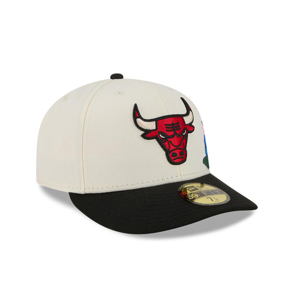 Gorra 59fifty Chicago Bulls Tonal Florals Negro image number 1.0