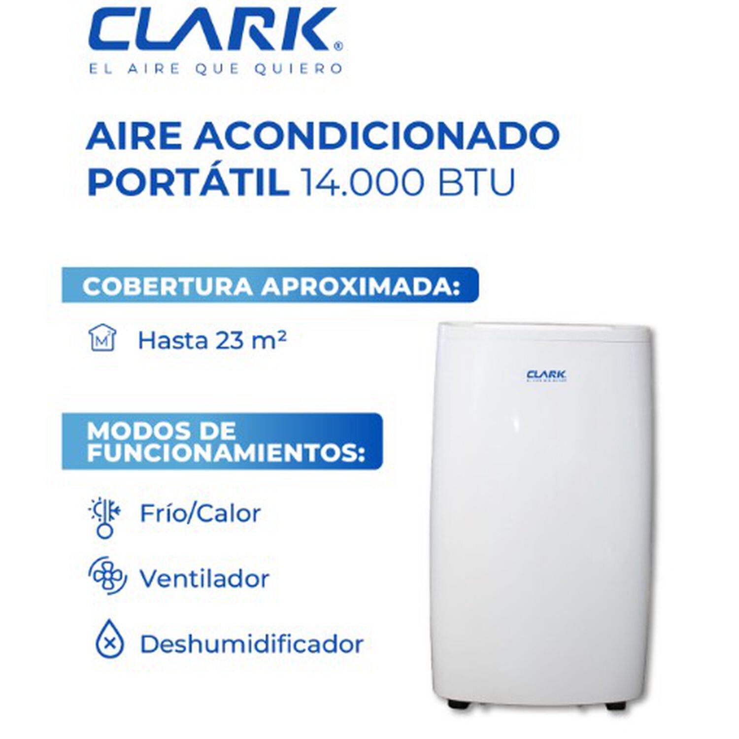 Equipo Aire Acondicionado Port&aacute;til 14.000 Btu image number 2.0
