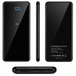 Powerbank Ultra Delgada De Carga Rapida 10.000mah