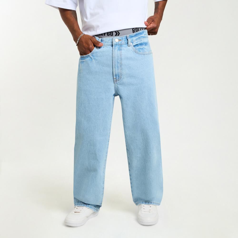Jeans Tiro Medio Baggy Hombre Rolly Go image number 0.0