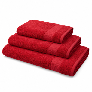 Juego Toallas De Ba&ntilde;o Magenta Casaideal / 3 Toallas 90X170CM-74X140CM-50X80CM