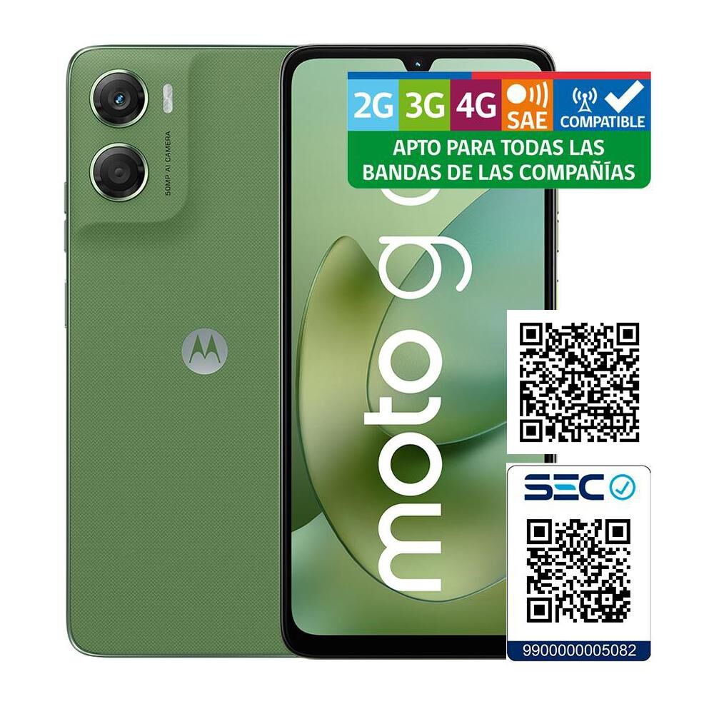 Smartphone Motorola Moto G06 / 256 GB / Verde / Liberado image number 8.0