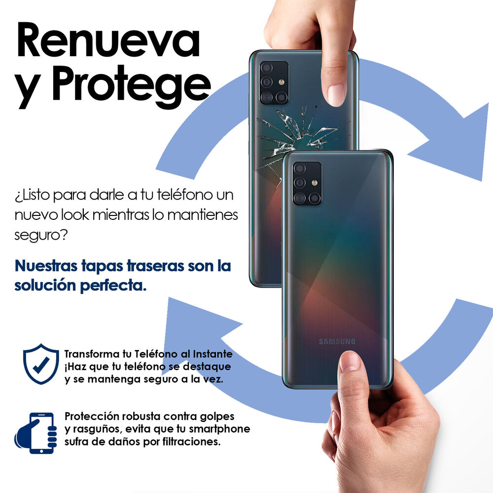 Tapa Trasera Para Samsung Galaxy A70 Renueva Y Protege image number 4.0
