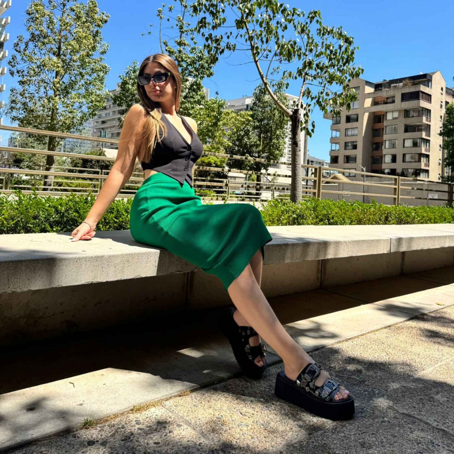 Sandalia Mujer Casual Negro Chalada Way-20 image number 5.0