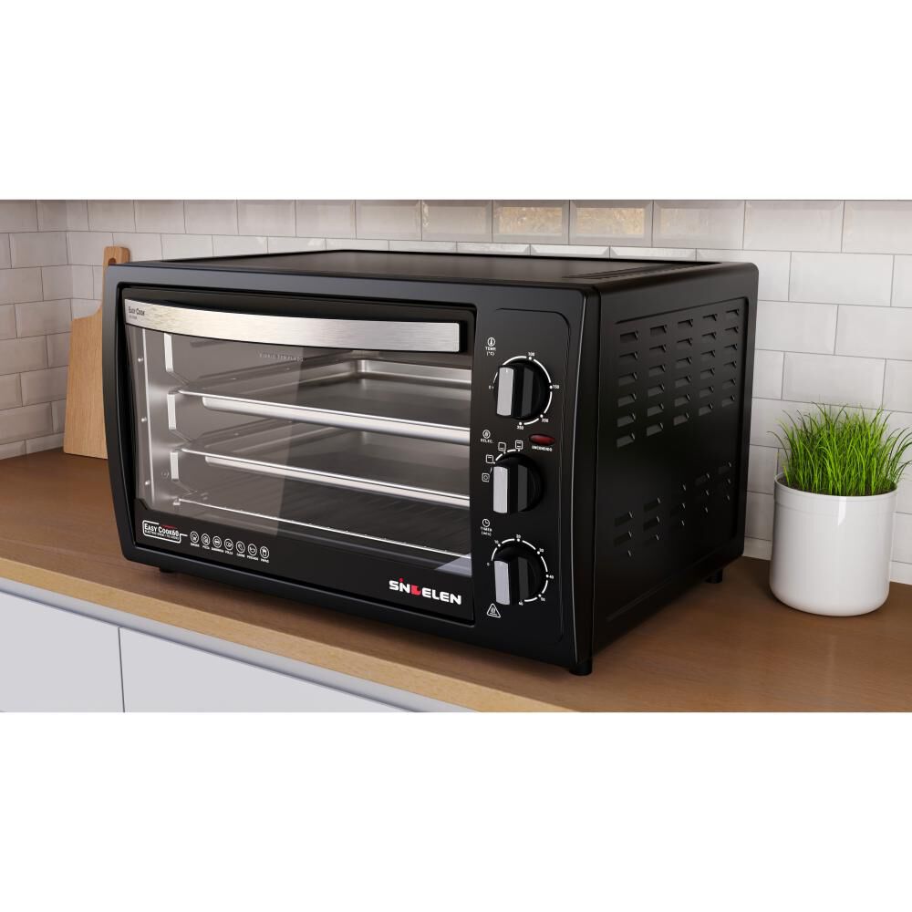 Horno El&eacute;ctrico Sindelen HE-600NG / 60 Litros / 1850W image number 3.0