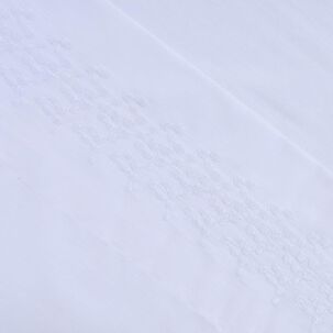 Sabana Bordada 180 Hilos Mashini King Puntos Blanco