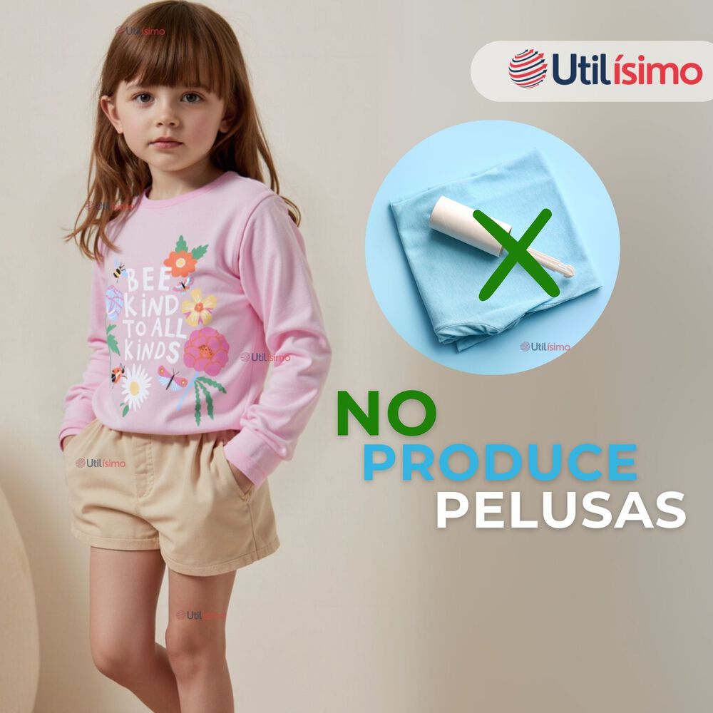 Polera Manga Larga Ni&ntilde;a 100% Algod&oacute;n Flores Rosado Camiseta image number 6.0