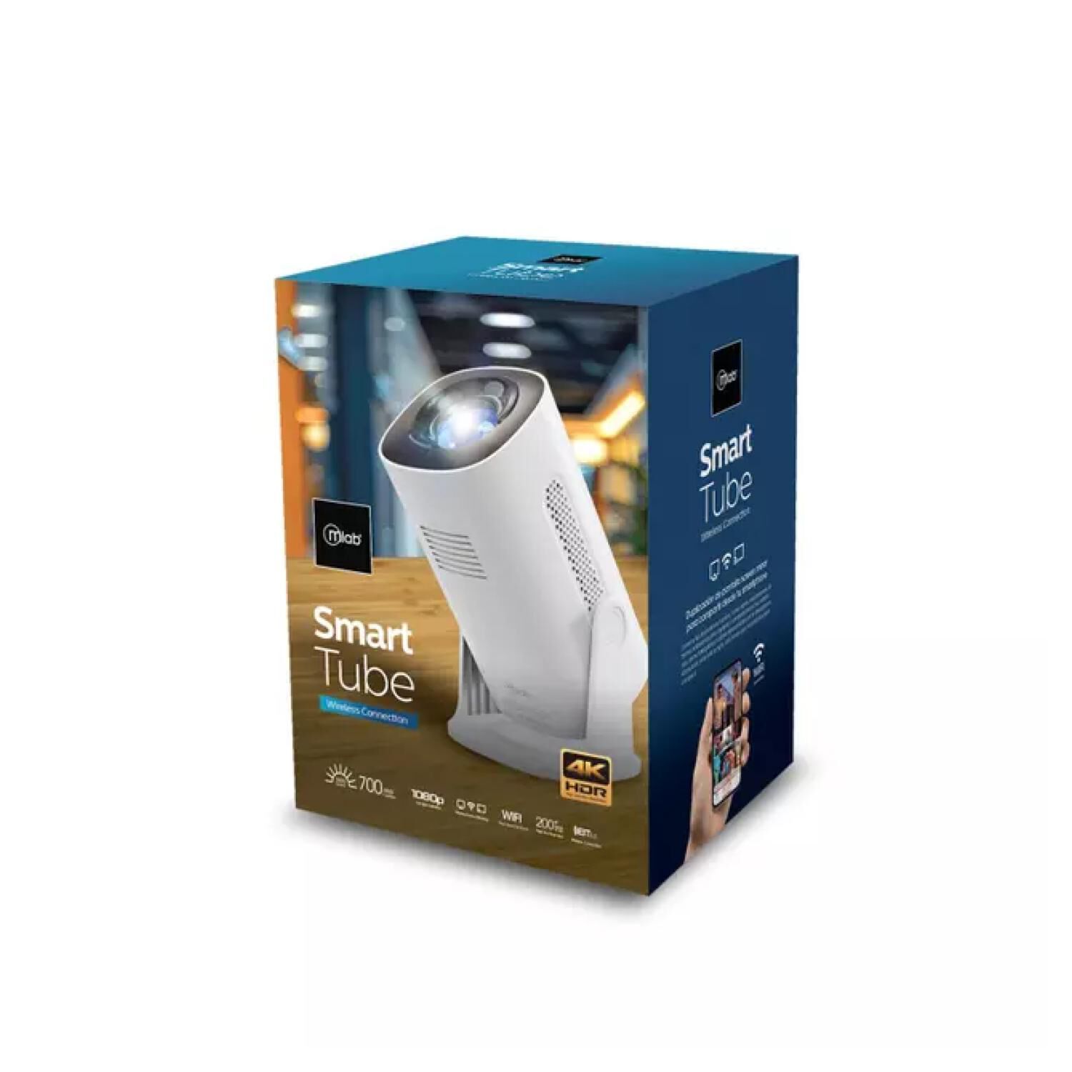 Video Proyector Hd Smart 4800 Lumenes Wifi Ansi 9396 Mlab image number 3.0