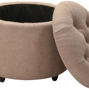 Pouf Baúl Zoe Arena Altea 60x60x50 Cm