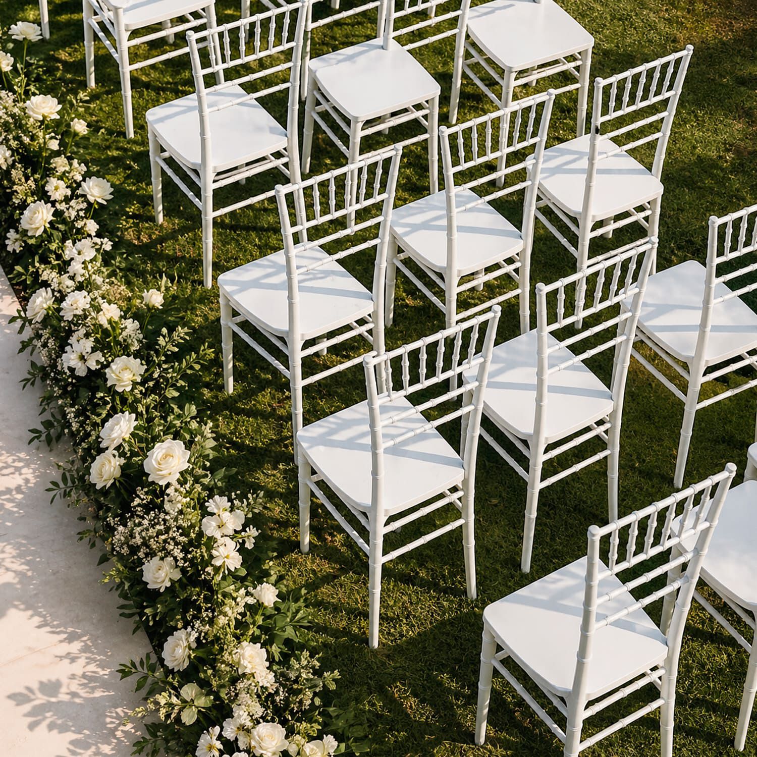 Silla Pl&aacute;stica Chiavari Blanca Terraza image number 6.0