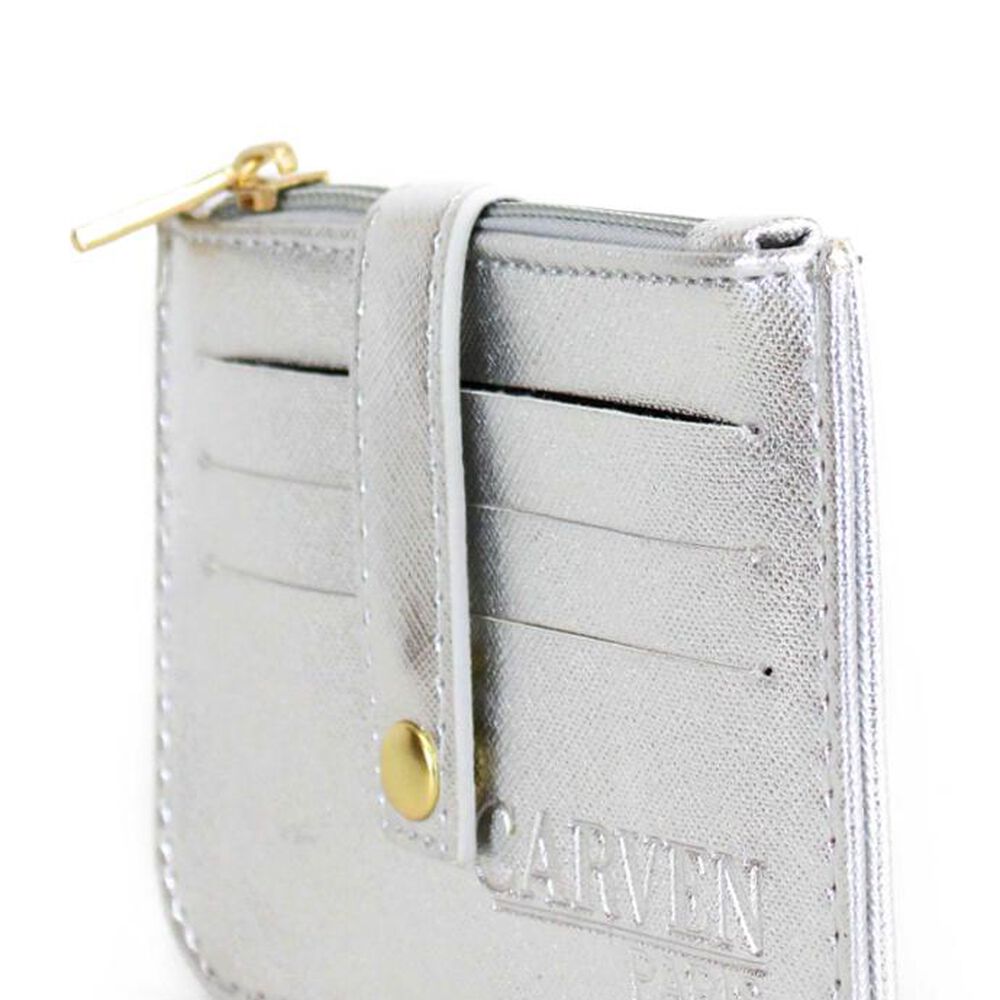 Tarjetero Mujer Obi Gris Carven image number 1.0