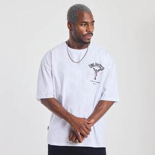 Polera Lisa Oversize Manga Corta Cuello Redondo Hombre Rolly Go
