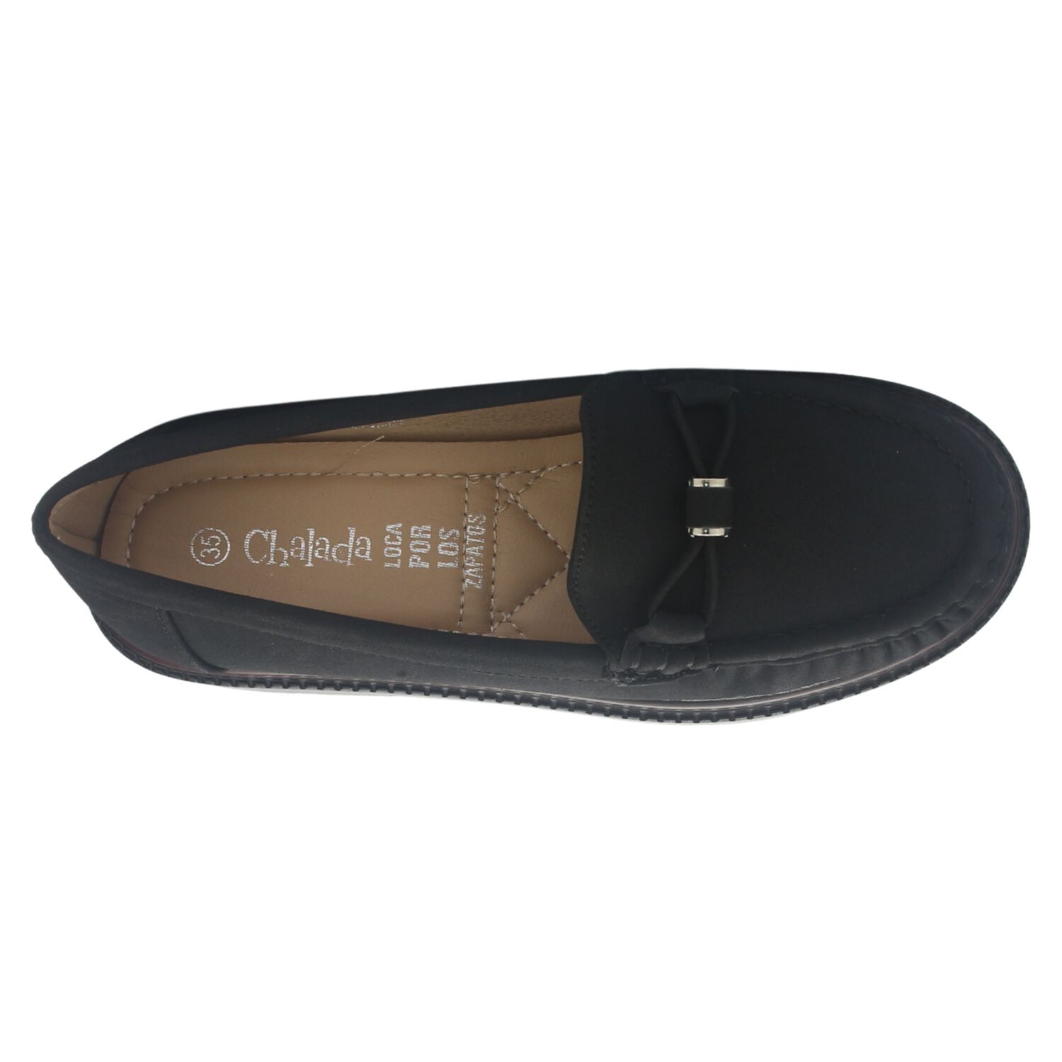 Mocasin Mujer Chalada Gran-22 Negro Casual image number 4.0
