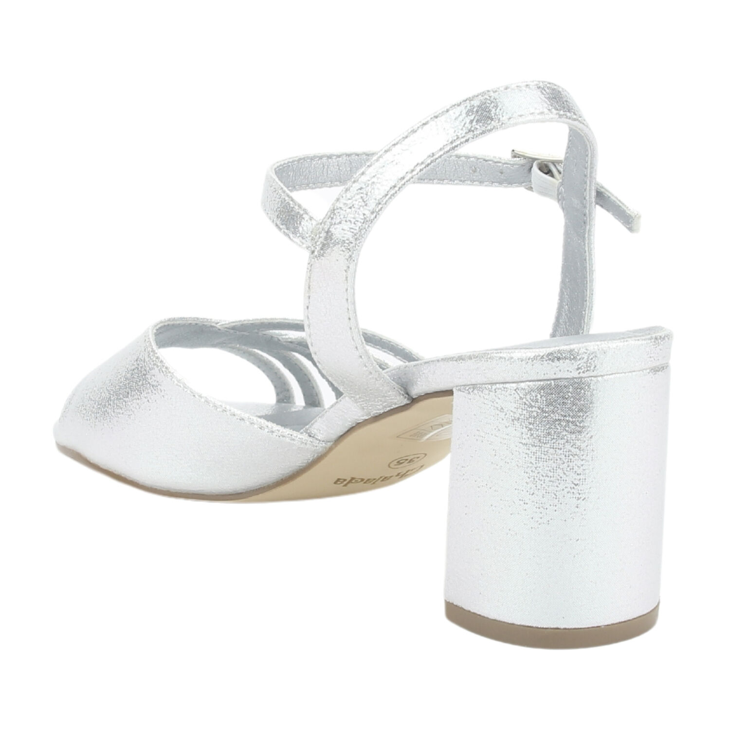 Sandalia Chalada Mujer Foly-2 Plateado Casual image number 3.0