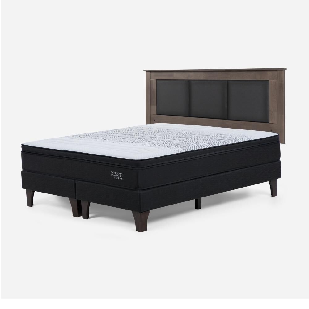 Cama Europea Rosen Tempo / King / Base Dividida + Respaldo image number 2.0