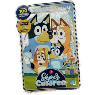 Libro Super Colorea Bluey -vertice