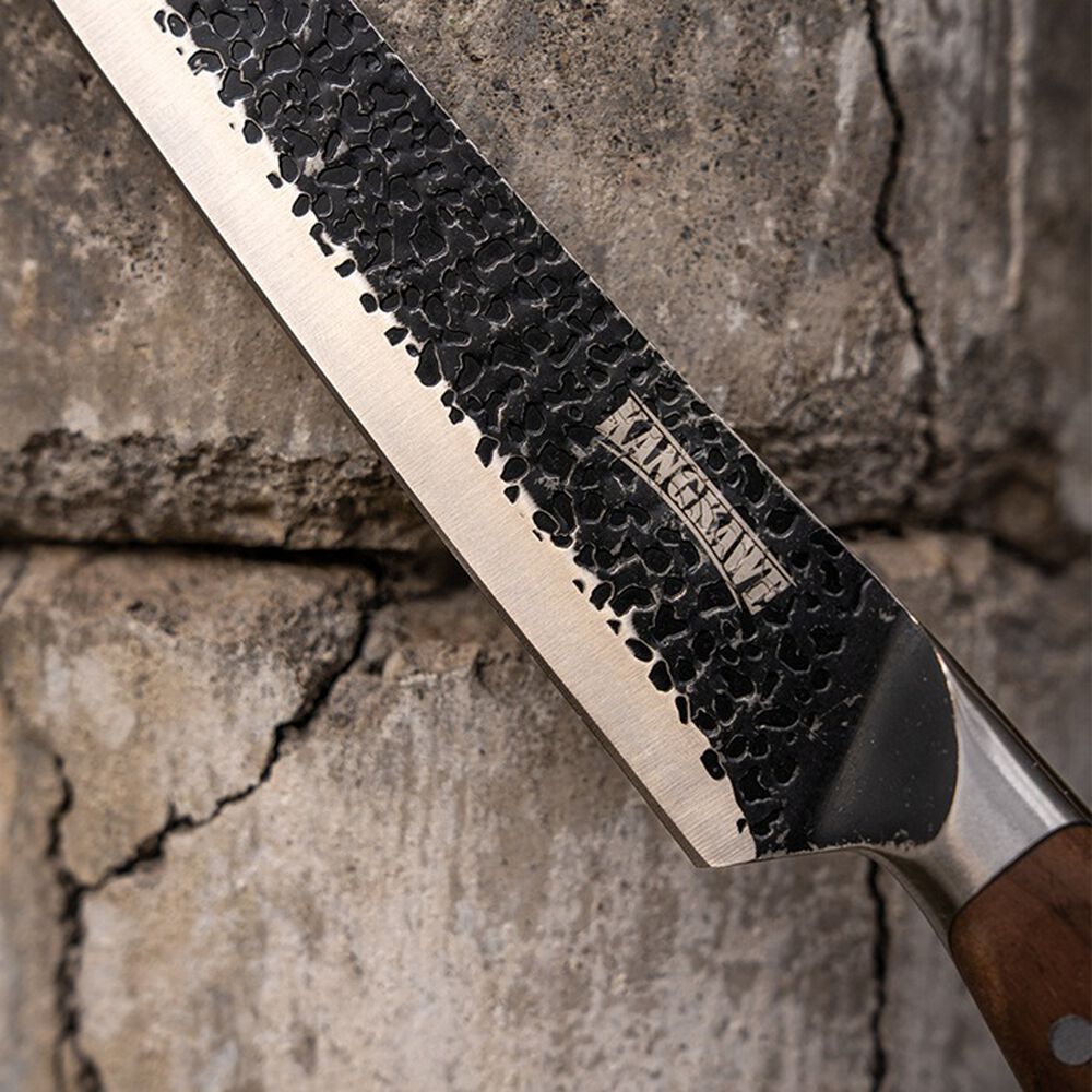 Cuchillo 10" Carnicero Curvo Martillado image number 3.0
