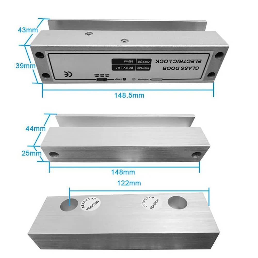Cerradura Magn&eacute;tica Wifi - Puerta Vidrio - Sonoff Compatible image number 4.0