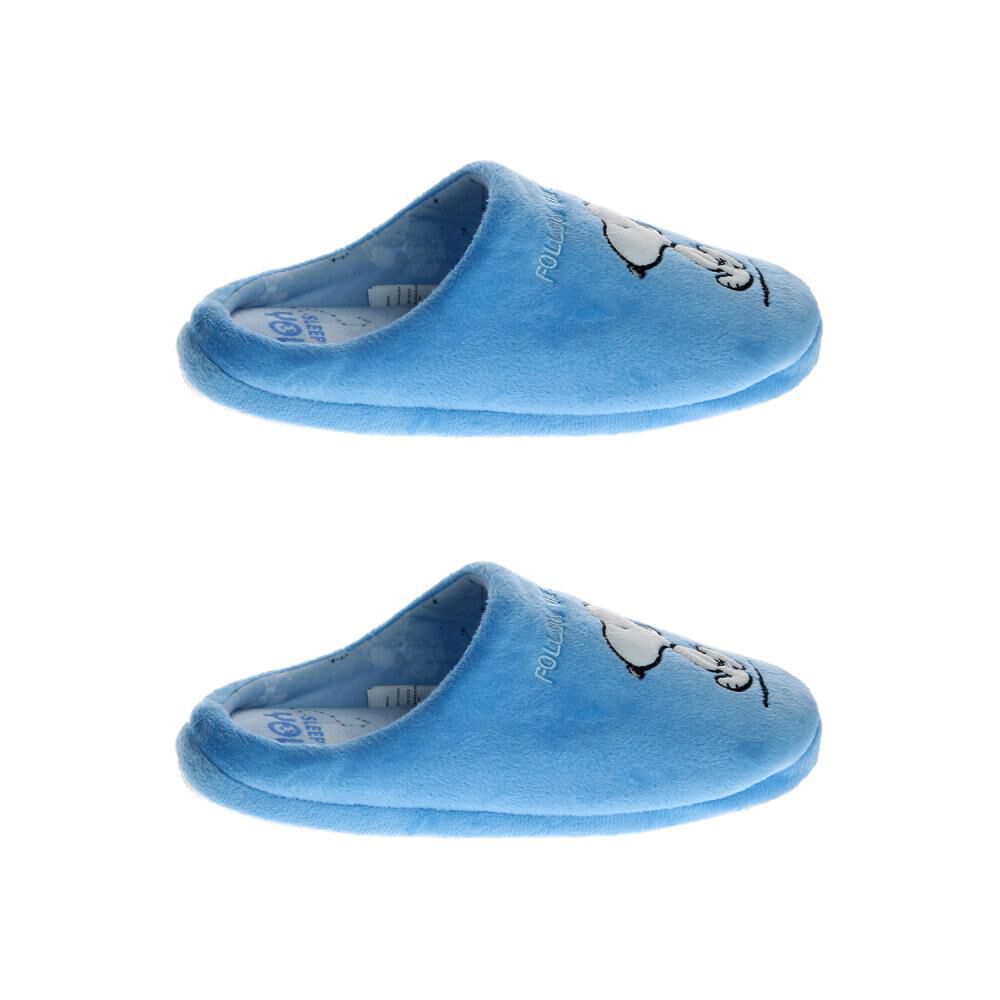 Pantufla Mujer Astrology Blue Snoopy image number 2.0