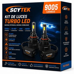 Kit De Luces Turbo Led 9005 Canbus 12000lm 3d 360&deg; 40w 6000k