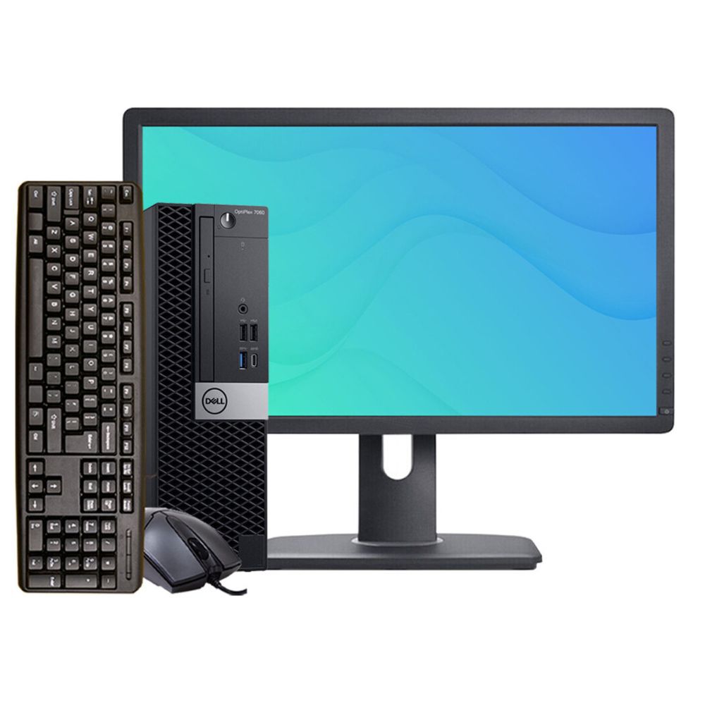 Kit Monitor + Pc Dell Optiplex 7070 Sff (i7-8va 8gb 500gb) + Teclado & Mouse Reacondicionado Grado A image number 0.0