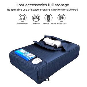 Funda Consola Ps5 Cubierta Antipolvo Resiste Compartimiento