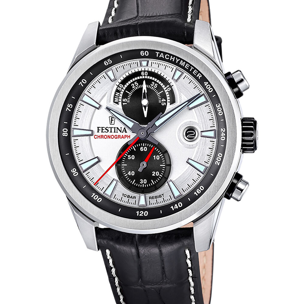 Reloj F20695/1 Festina Plateado Hombre Timeless Chronograph image number 0.0