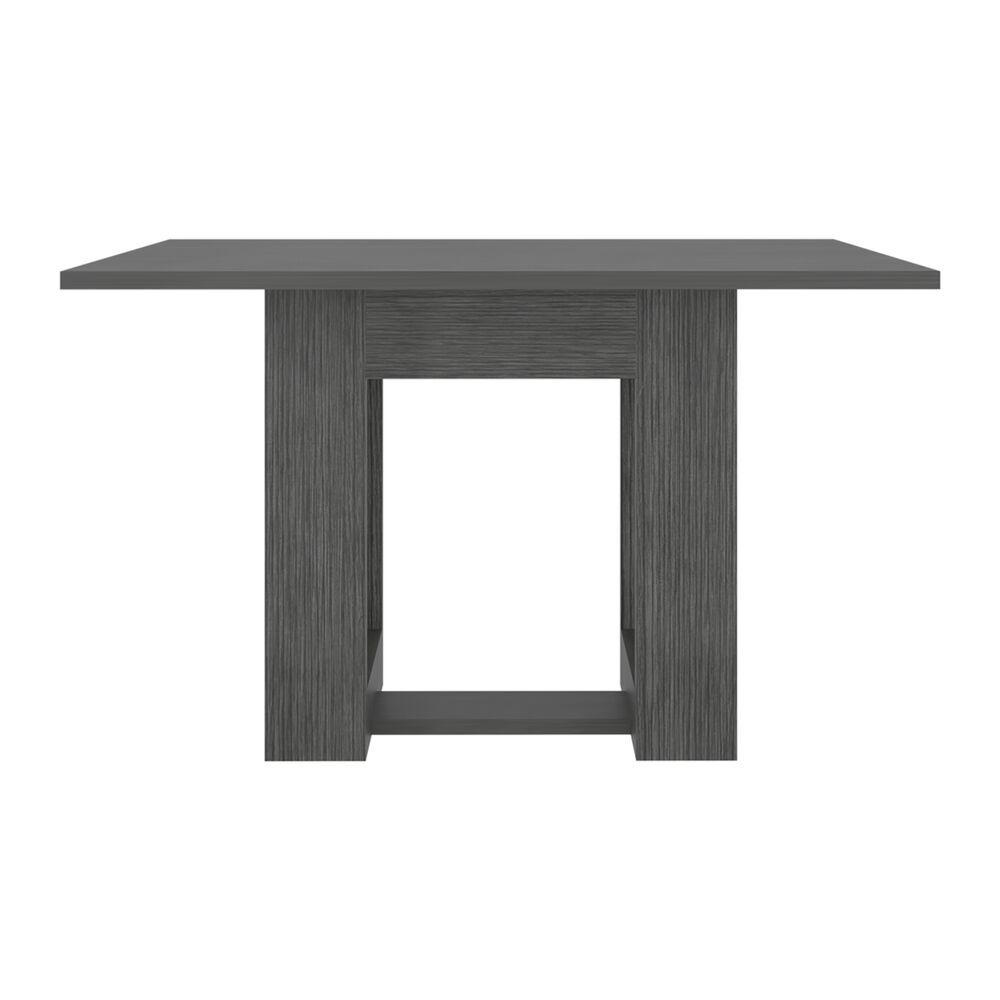 Mesa De Comedor Capacidad Para 4 Puestos 74x120x85 Cm Gris image number 3.0