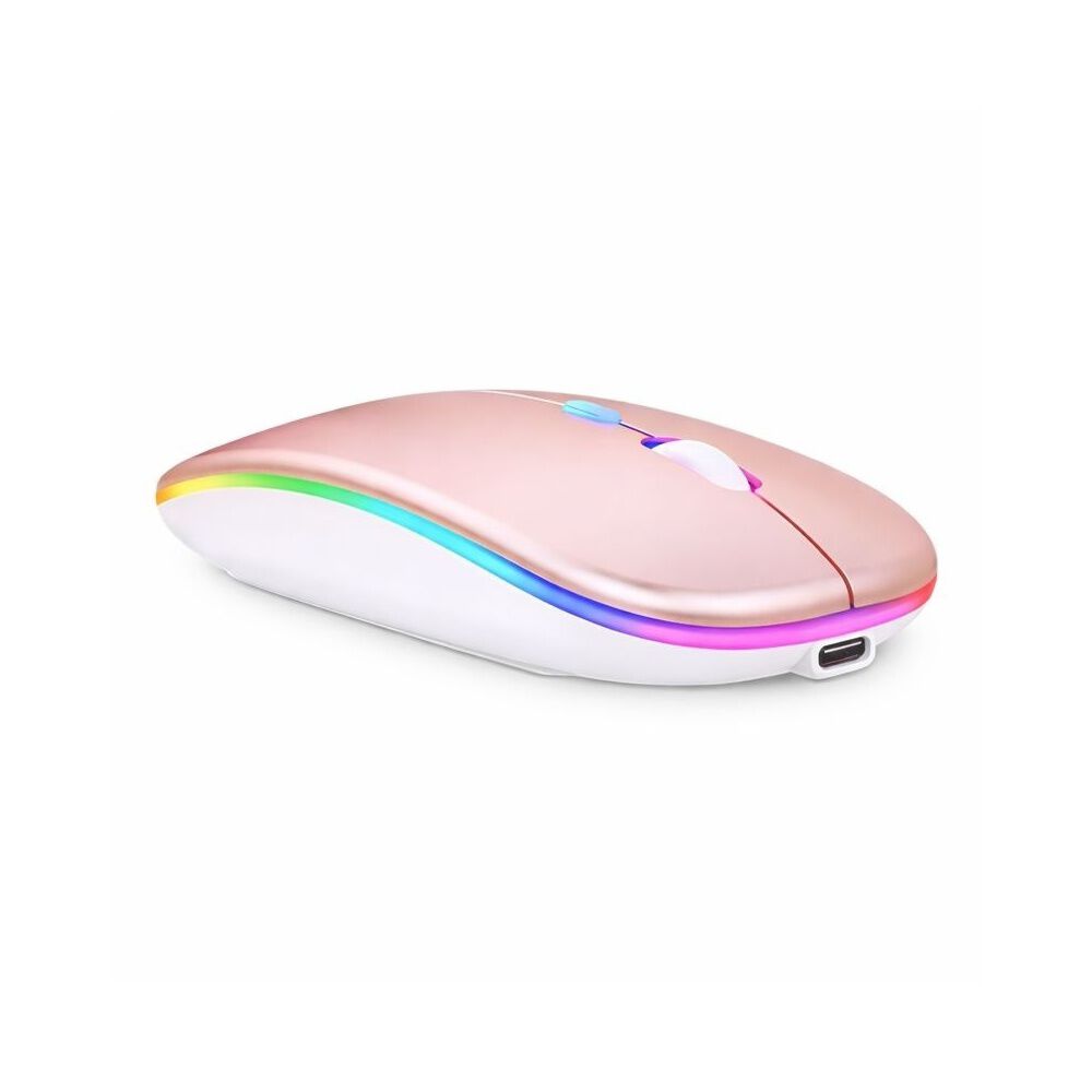Mouse Dual Inal&aacute;mbrico Rosado Recargable Bluetooth + Usb 2g image number 6.0