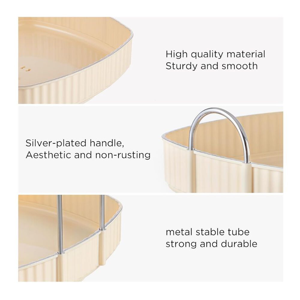 Organizador De Maquillaje 2 Niveles Giratorio 360 image number 4.0