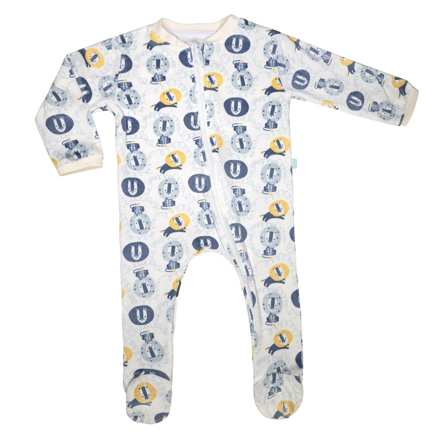 Piezas Pijama Suavecito Bambino Creations Leon Blanco image number 1.0