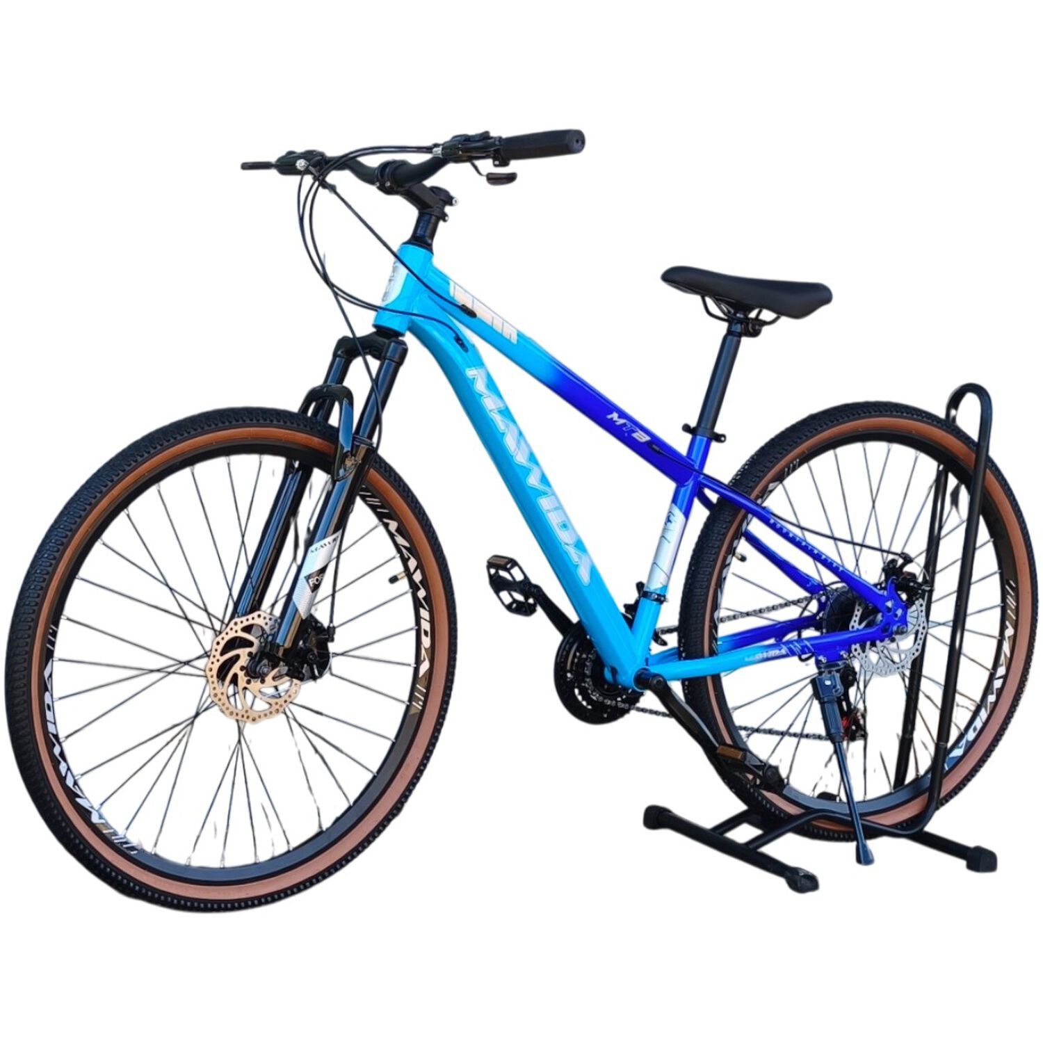 Bicicleta Aro 29 Mawida 21 Veloc Y Freno Disco Azul Celeste image number 1.0