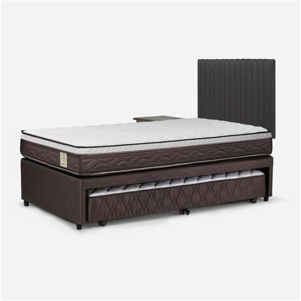 Cama Nido Rosen Ns4 / 1.5 Plazas / Base Normal + Set De Maderas image number 2.0